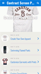 Mobile Screenshot of contractscreenprinting.biz